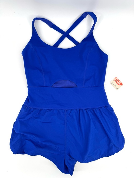 NWT FP Movement Righteous Runsie in Electric Shock Blue Size Large - Picture 5 of 7